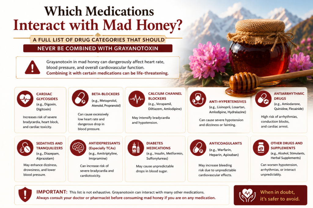 Mad Honey Drug Interactions